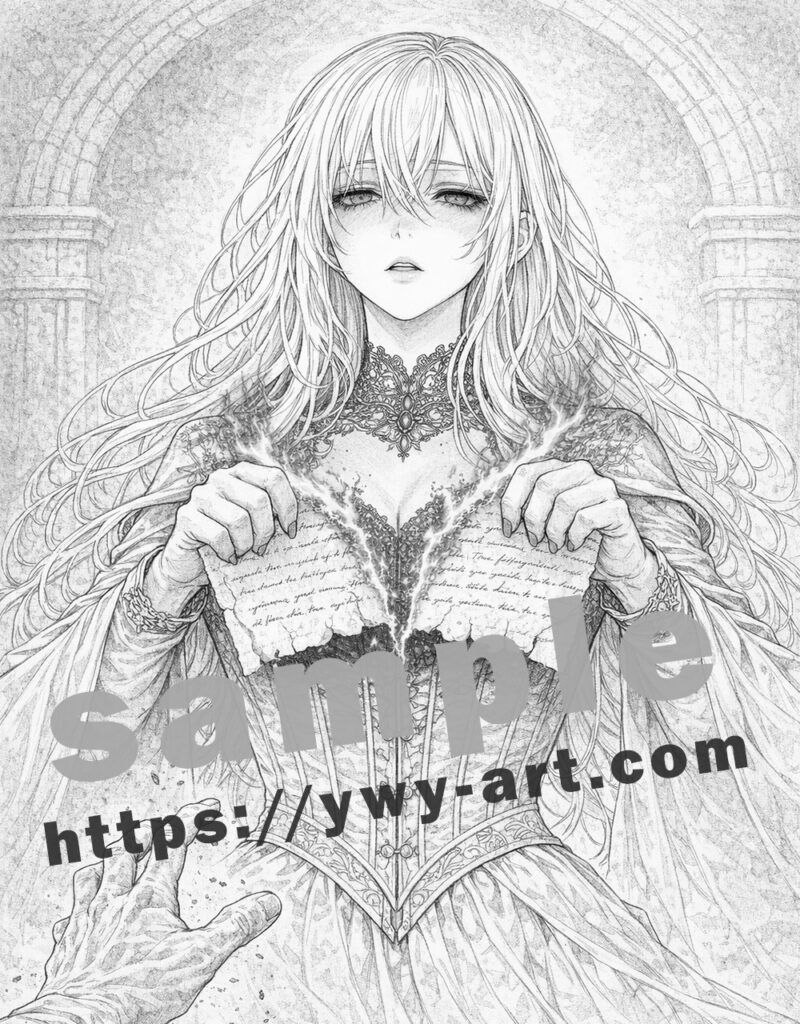 Lilith line art coloring page inspired by dark mythology