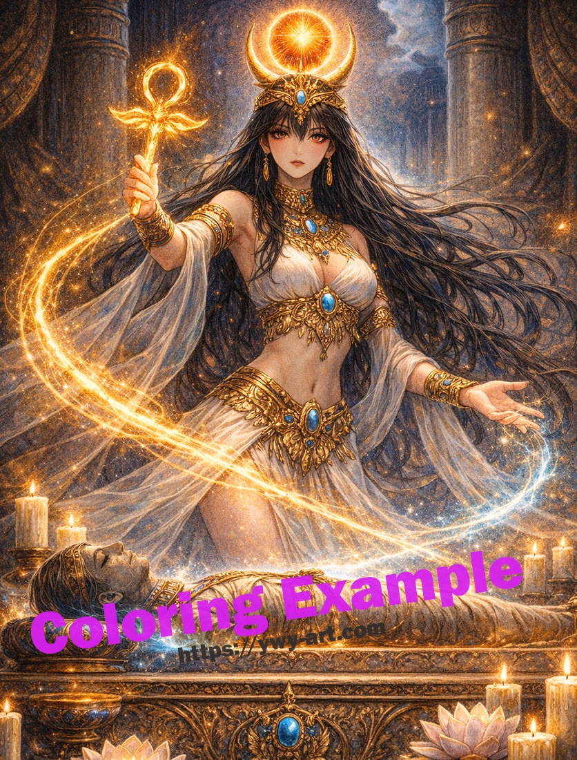 Isis coloring example